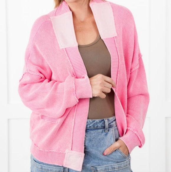 Pink POL Cardigan - Picture 7 of 7